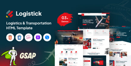 Logistick - Logistics & Transportation Courier Service Html Template