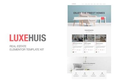 Luxehuis - Real Estate Elementor Template Kit