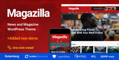 Magazilla - News & Magazine Theme