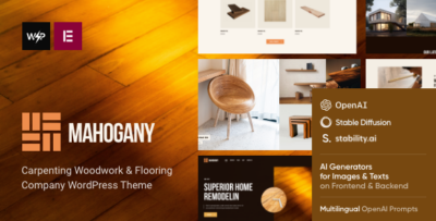 Mahogany Flooring Company WordPress Theme