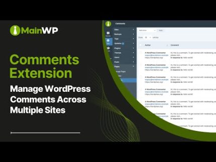 MainWP Comments Extension