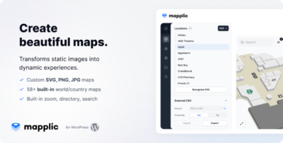 Mapplic - Custom Interactive Map WordPress Plugin