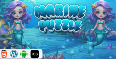 Marine Puzzle - HTML5 Construct3 Game