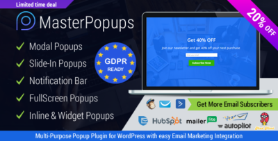 Master Popups - WordPress Popup Plugin for Email Subscription