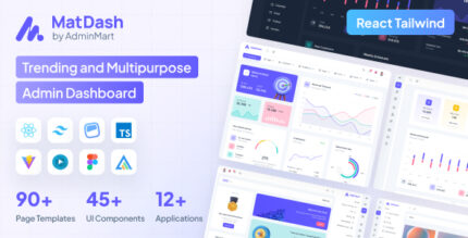 MatDash - Tailwind React Admin Template