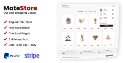 MateStore - Angular Shopping Cart
