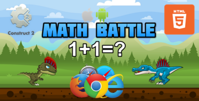 Math Battle - Educational Game HTML5 (.Capx)