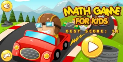 Math Game For Kids - HTML5 Game + Android + AdMob (Construct 3 Construct 2 Capx)