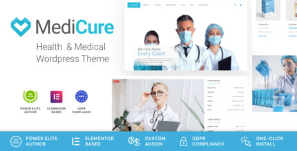 MediCure – Health & Medical Wordpress Theme