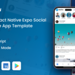 MeetFlow - React Native Expo Social Sharing Mobile App Template