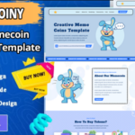 Memecoiny – Tailwindcss Meme coin ICO & Crypto Template