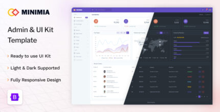 Minimia - Admin Dashboard and UI Kit Template