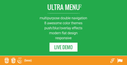 Mobile First Double Responsive Navigation Menu