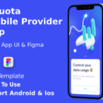 Mobile Provider TopUp App ANDROID + IOS + FIGMA UI Kit Ionic Online Recharge Qyuota