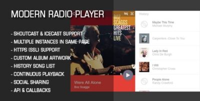 Modern Radio Player