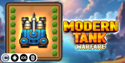 Modern Tank Warfare - HTML5 Construct3 Game