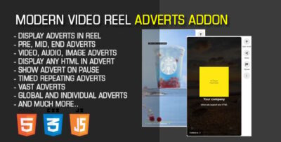 Modern Video Reel Adverts AddOn