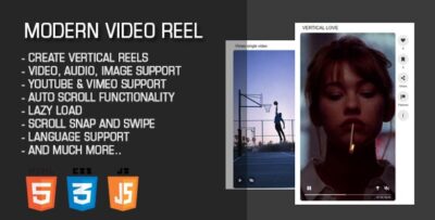 Modern Video Reel Javascript