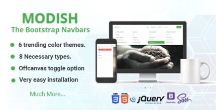 Modish - The Bootstrap Navbars