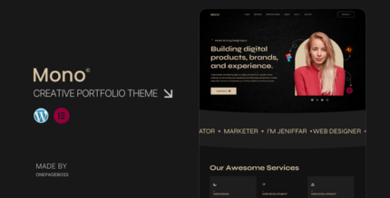 Monos - Creative Portfolio Theme