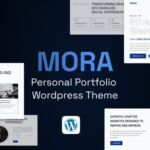 Mora - Personal Portfolio Wordpress Theme