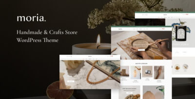 Moria - Handmade & Crafts Store WordPress Theme