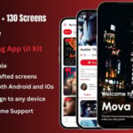 Mova - Movie Streaming React Native CLI App Ui Kit