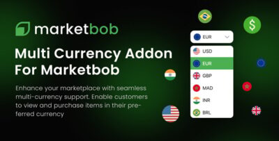 Multi-Currency Addon For Marketbob