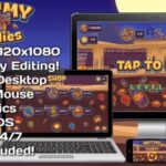 Mummy Candies - HTML5 Game 20 Levels + Mobile Version! (Construct 3 Construct 2 Capx)