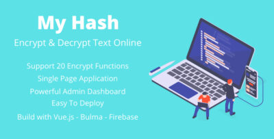 MyHash - Encrypt & Decrypt Text Online - Firebase Version (Production Ready)