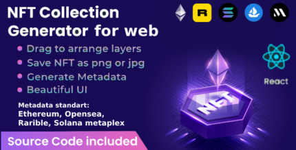 NFT Collection Generator for Web