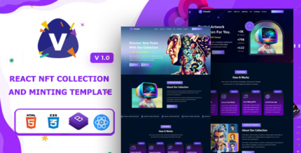NFT Vona - React js NFT Collection and Minting Template