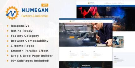 Nijmegan - Factory and Industrial Business WordPress Theme