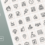 Office Animated Icons Set - Wordpress Lottie JSON SVG