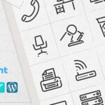 Office Equipment Animated Icons Pack - Wordpress Lottie Json Animation SVG