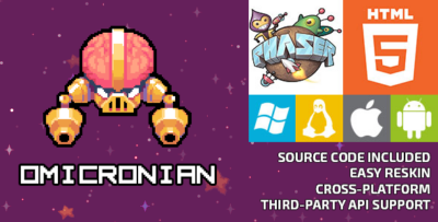 Omicronian - HTML5 Game - Phaser