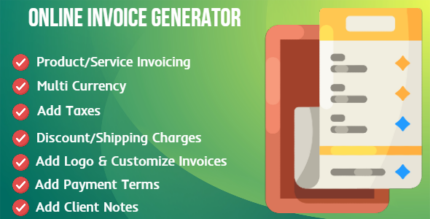 Online Invoice Generator (Single Page Application)