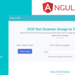Online OCR Tools - Image to Text Converter Full Production Ready App (Angular 15 & Typescript)