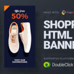 Online Shopping HTML5 Google Banner Ad 23