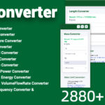 Online Unit Converter Tools Full Production Ready Application (Angular 15)