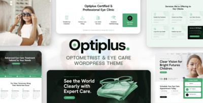 Optiplus - Optometrist & Eye Care WordPress Theme