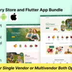 Organic King - Food and Grocery Store and Flutter App Bundle