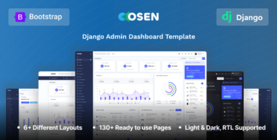 Osen - Django Admin & Dashboard Template