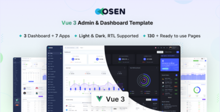 Osen - Vue 3 Admin & Dashboard Template