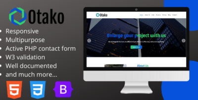 Otako - Business Landing Page Template