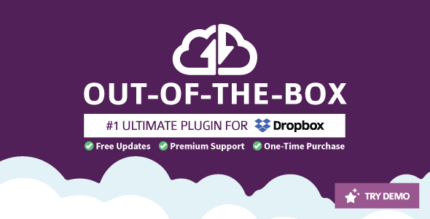 Out-of-the-Box Dropbox plugin for WordPress