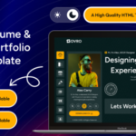 Ovro - Resume & Personal Portfolio HTML Template