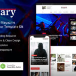 Oxary - News & Magazine Elementor Template Kit