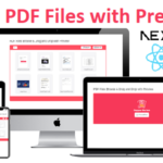 PDF Files Browse & Drag and Drop with Preview - React Component - Next.js