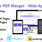 PDF Merger - Merge, Rotate, Organize, Delete & Preview PDF - React Next.js Web App